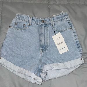 Bermuda mom shorts
